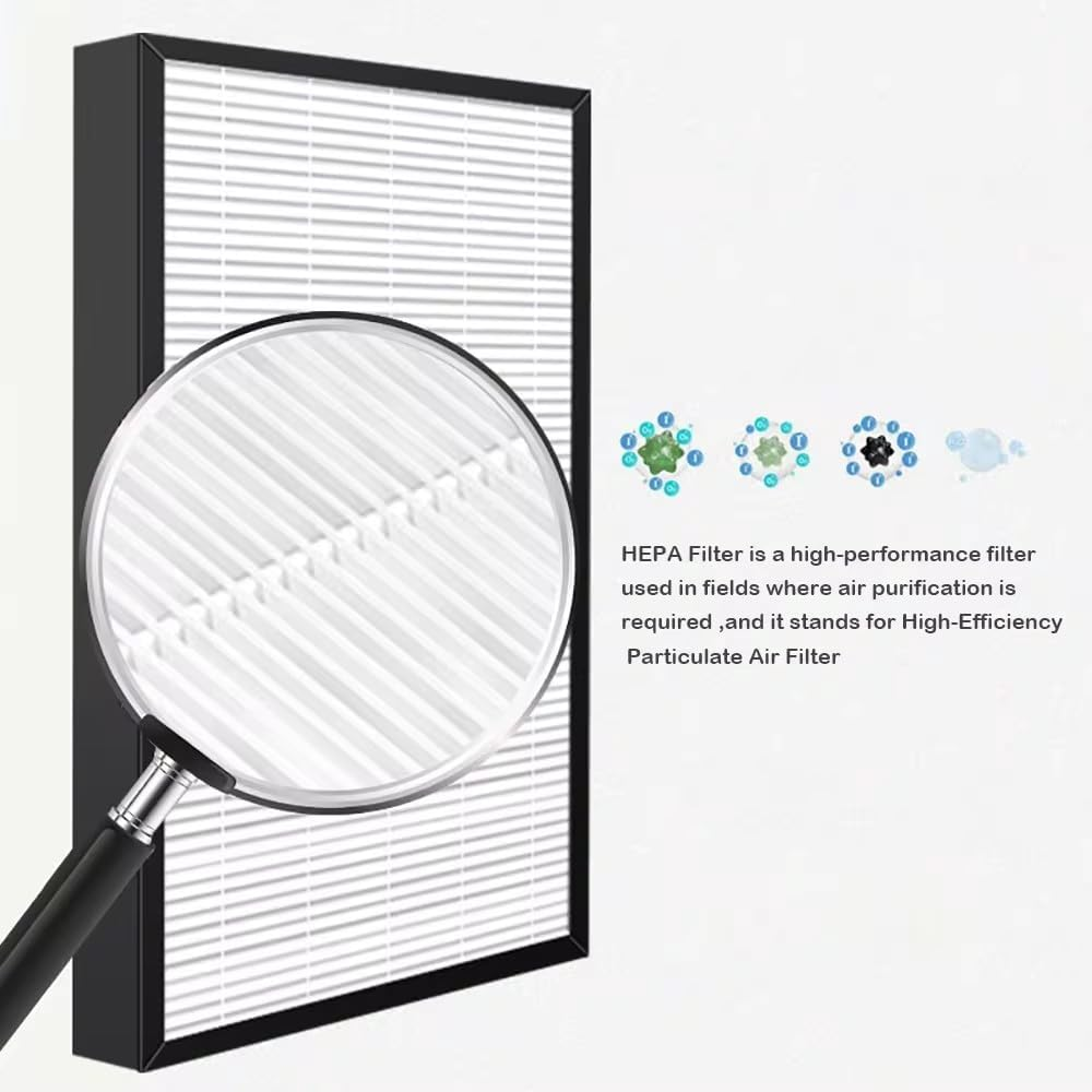 Qinghong AX90T7080 Air Purifier Filter 2 in 1 HEPA Filter + Active Carbon for Samsung Air Purifier AX90T7080 AX90T7080WD/SA