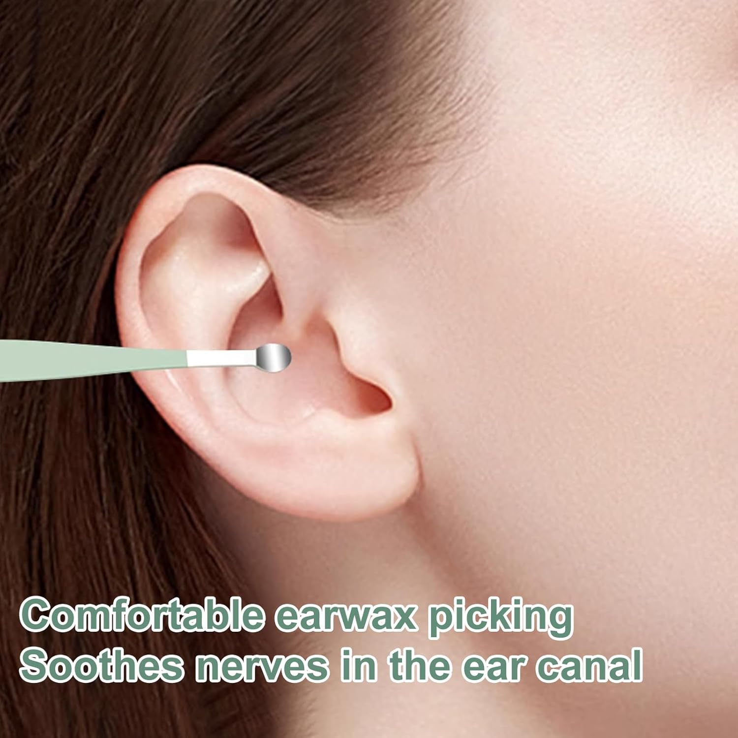 Manicure Pedicure Kit 10 in 1 Stainless Steel Nail Clippers Travel Essentials Portable Nail Care Set with Zippered Case（Green） image number 1