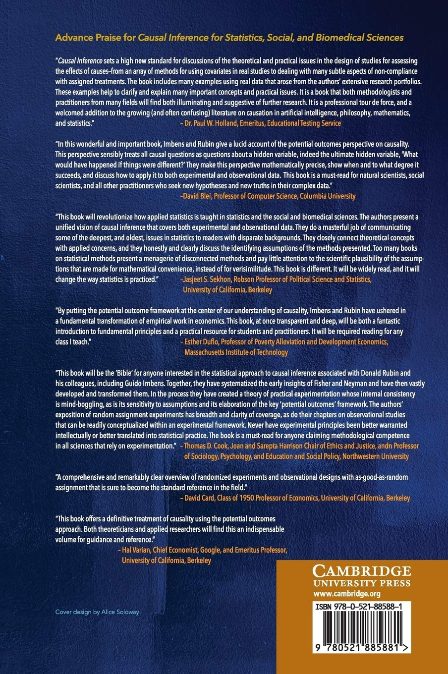 Cambridge Causal Inference for Statistics, Social, and Biomedical Sciences - Hardback - 14 May 2015: an Introduction image number 2