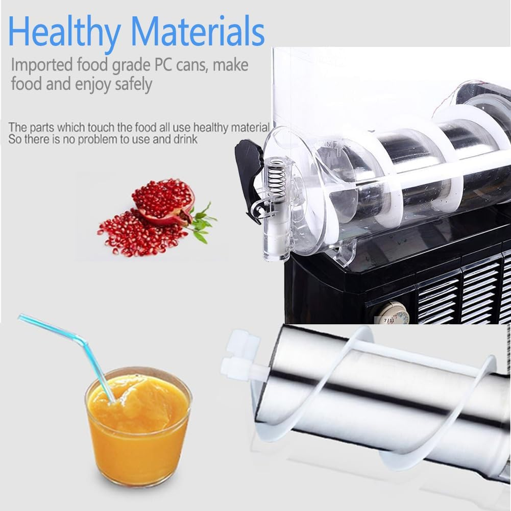 15L Commercial Ice Slush Machine, 380W Professional Frozen Drink Slushy Machine, Margarita Making Machine, Slushie Maker Machine for Soft Ice Drink, Juice, Tea, Coffee image number 3