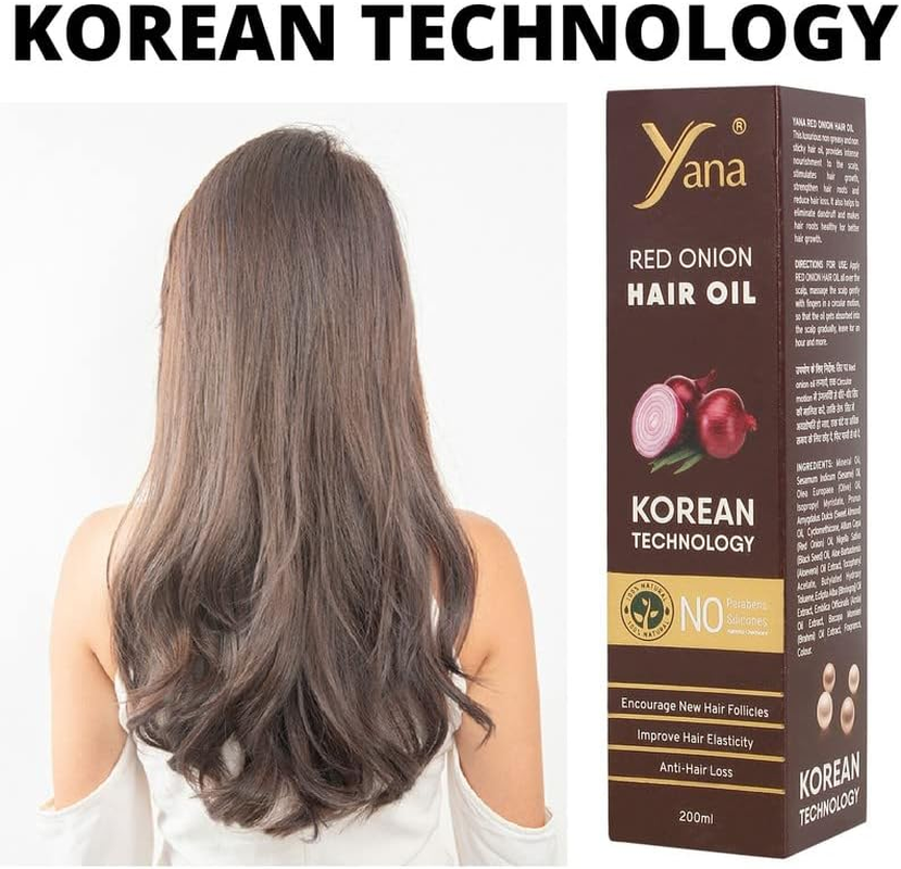 Red Onion Hair Oil for Fall Control & Growth, Strengthen by Korean Technology image number 6