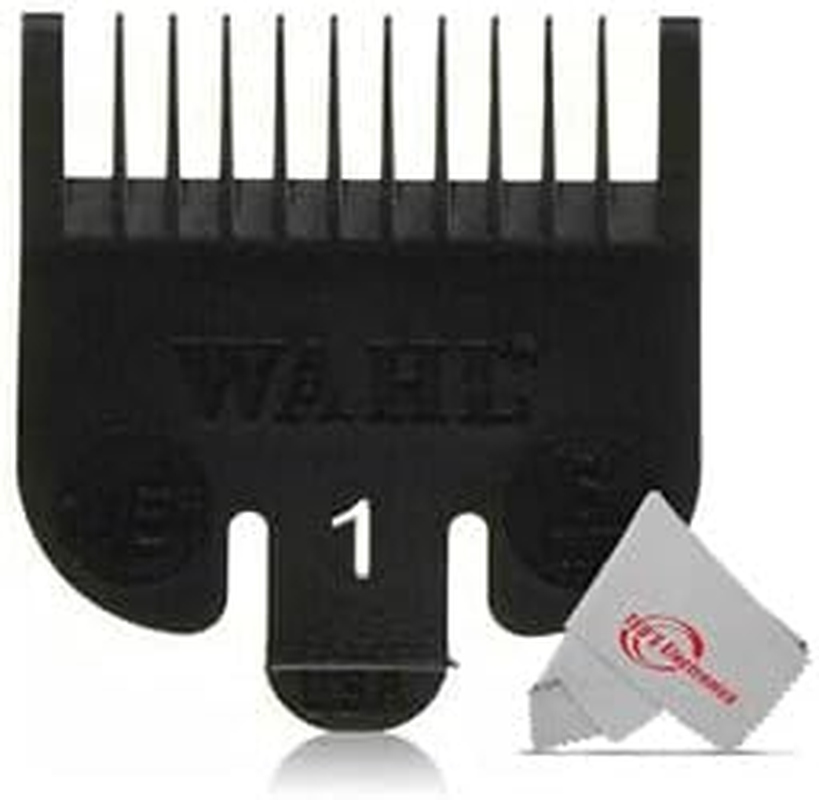 Wahl Professional 1/8 Inch Comb for Men'S Hair, Black, Plastic, Men'S Grooming, Hair Comb image number 1