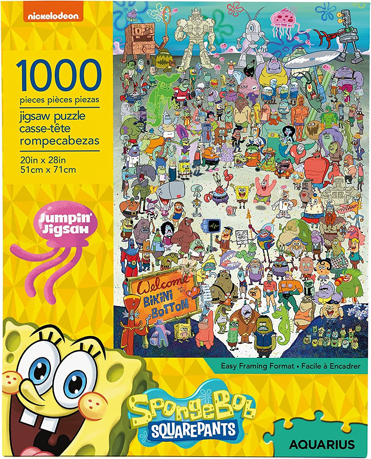 Aquarius Spongebob Squarepants Cast Puzzle 1000-Pieces image number 3