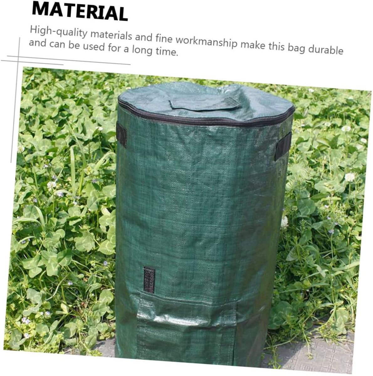 BESPORTBLE 2Pcs Large Capacity Garden Bag for Collecting and Waste Storage for Outdoor Use Kitchen Waste Composting and Organizing image number 3