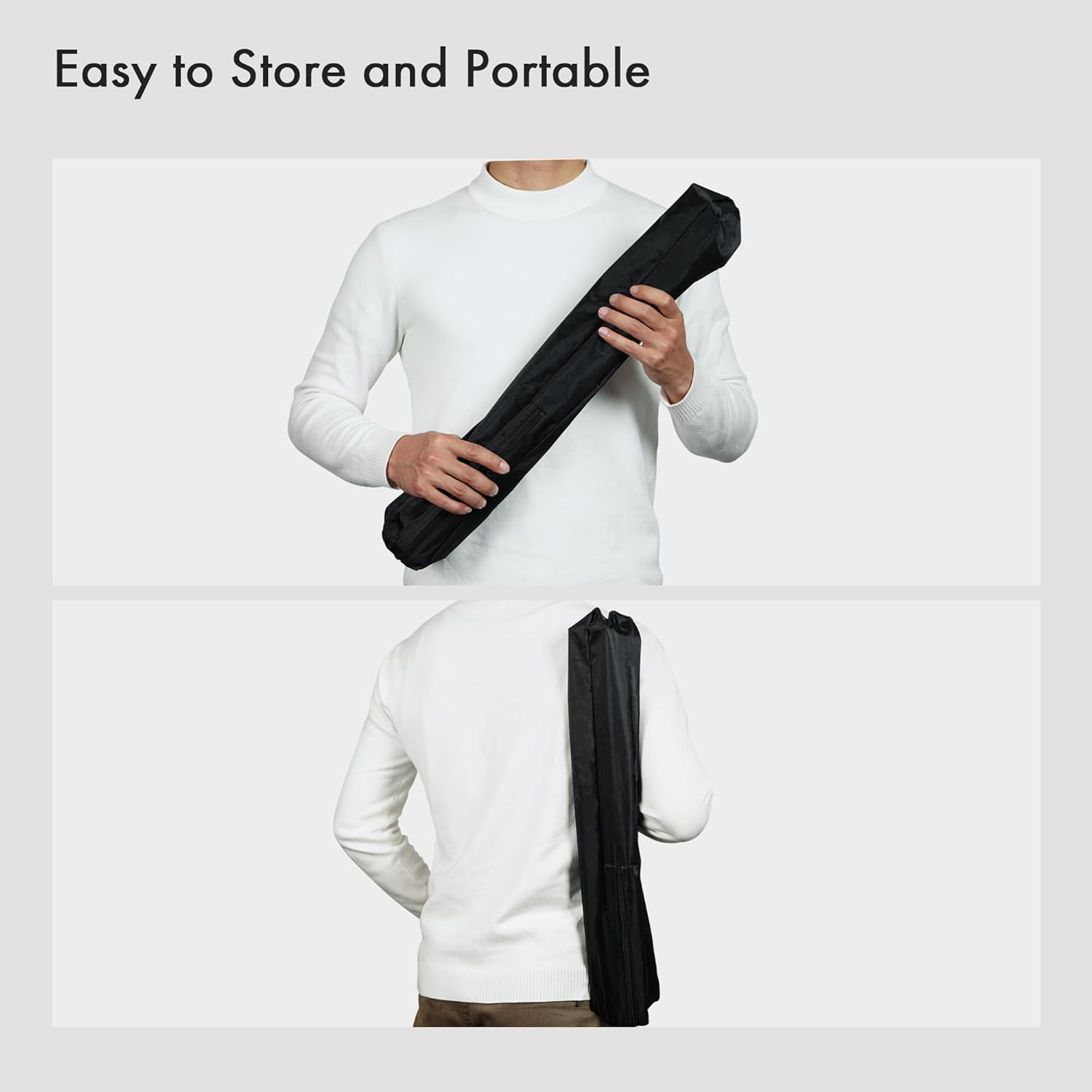 Artify Easel for Painting, Double-Tier Easel Stand, Adiustable Height from 22-66 Inches, Tripod for Painting and Display with Carrying Bag, 66 Inches, Black image number 4