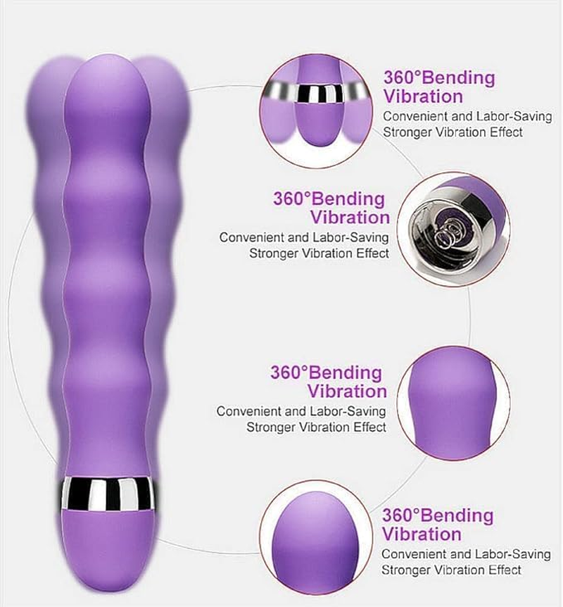 Bullet Vibrator G Spot Clitoral Stimulation Adult Sex Toys for Women Sensory Pleasure Personal Waterproof Wand Massager for Couples