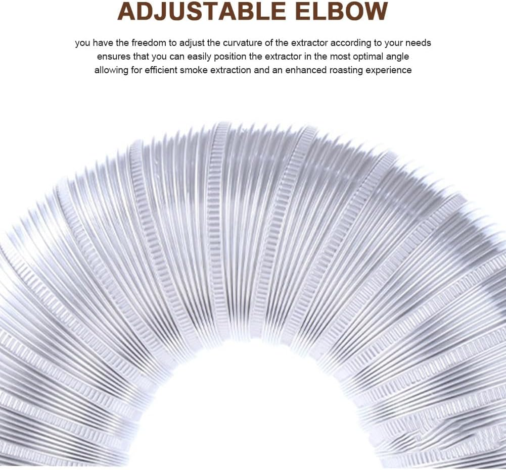 Multifunctional Coffee Smoke Extractor, Electric Coffee Bean Roaster Puff Drawer with Adjustable Camber, Coffee Machine Cleaning Set for Home Kitchen Office image number 1