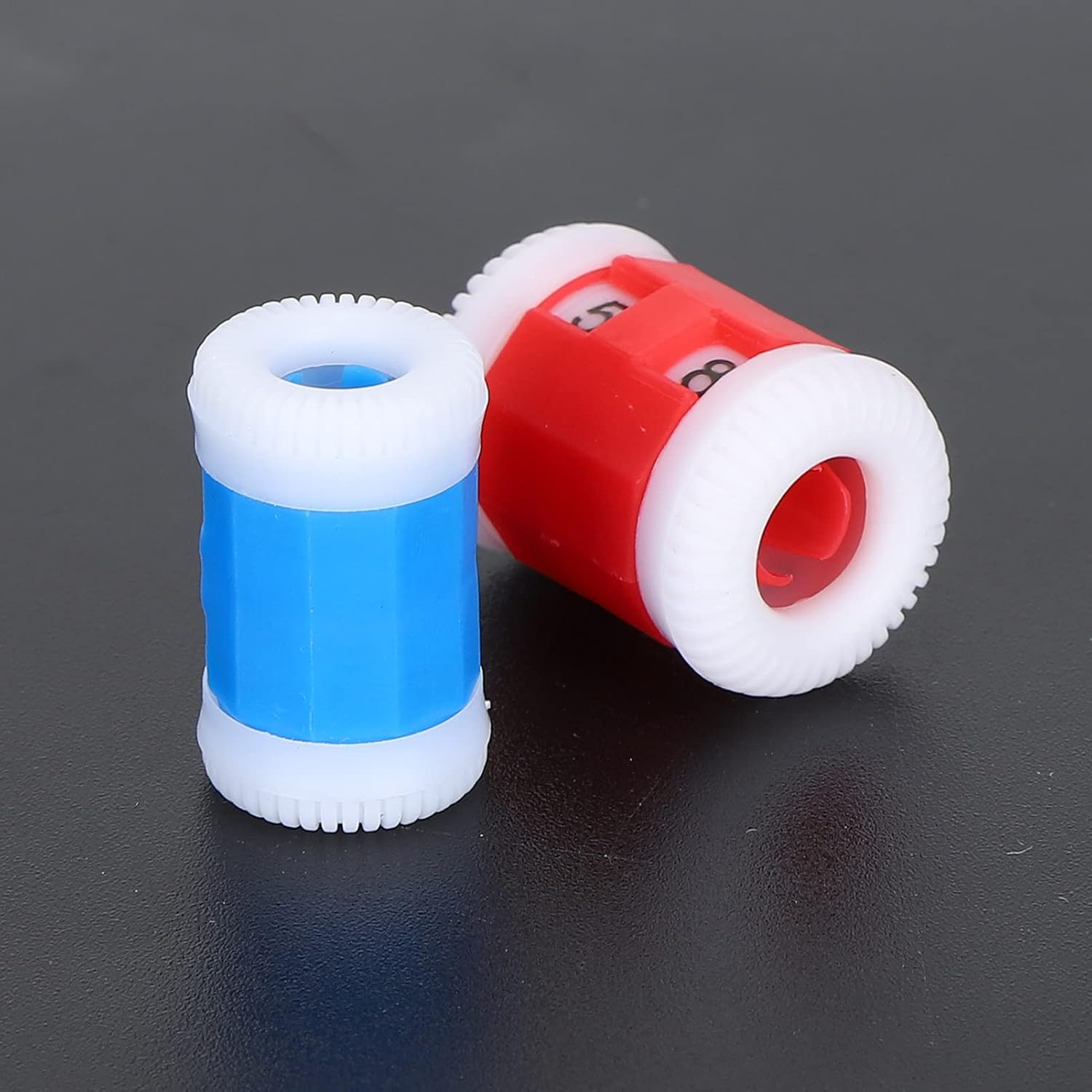 Plastic Knit Counter Knitting Crochet Stitch Marker Row Ring Sewing Tool Accessories Color for Household and Counting (1 Big 1 Small)