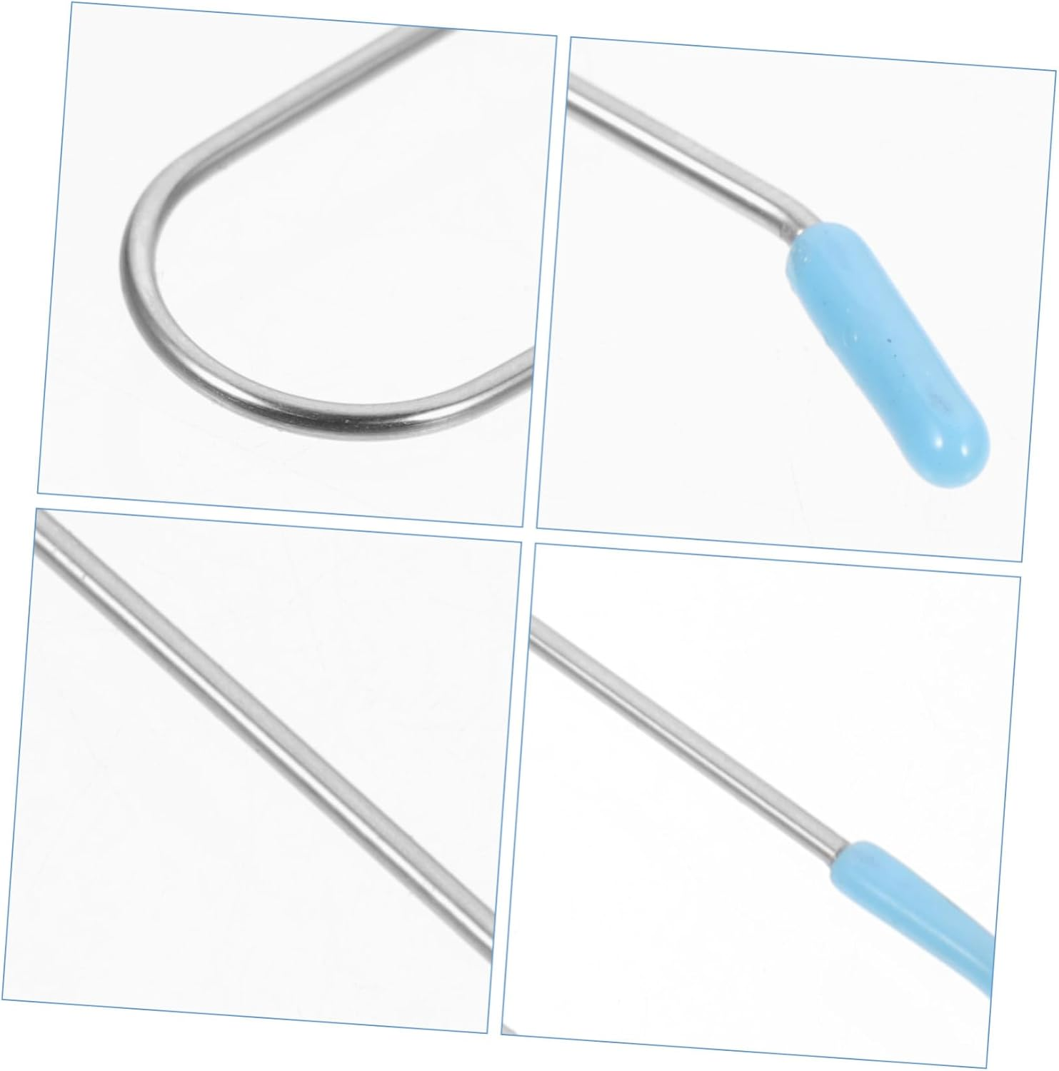 TOPPERFUN Pack of 24 Hot Roller Clip Replacement U-Shaped Perm Clips for Curlers Heat Resistant Hair Clips for Women Compatible with Electric Curlers Simple