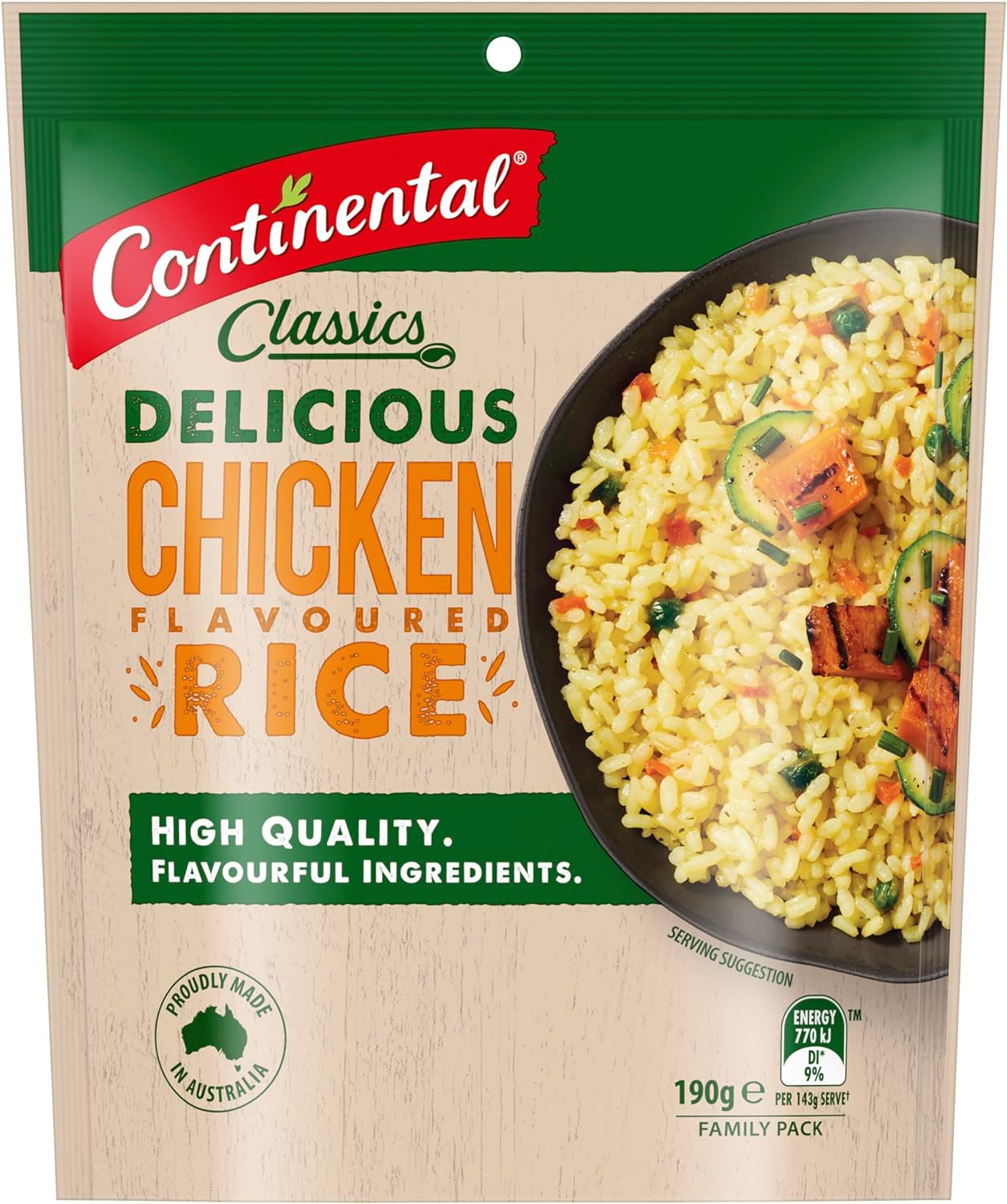 CONTINENTAL Rice Family Chicken Rice, 190G image number 5