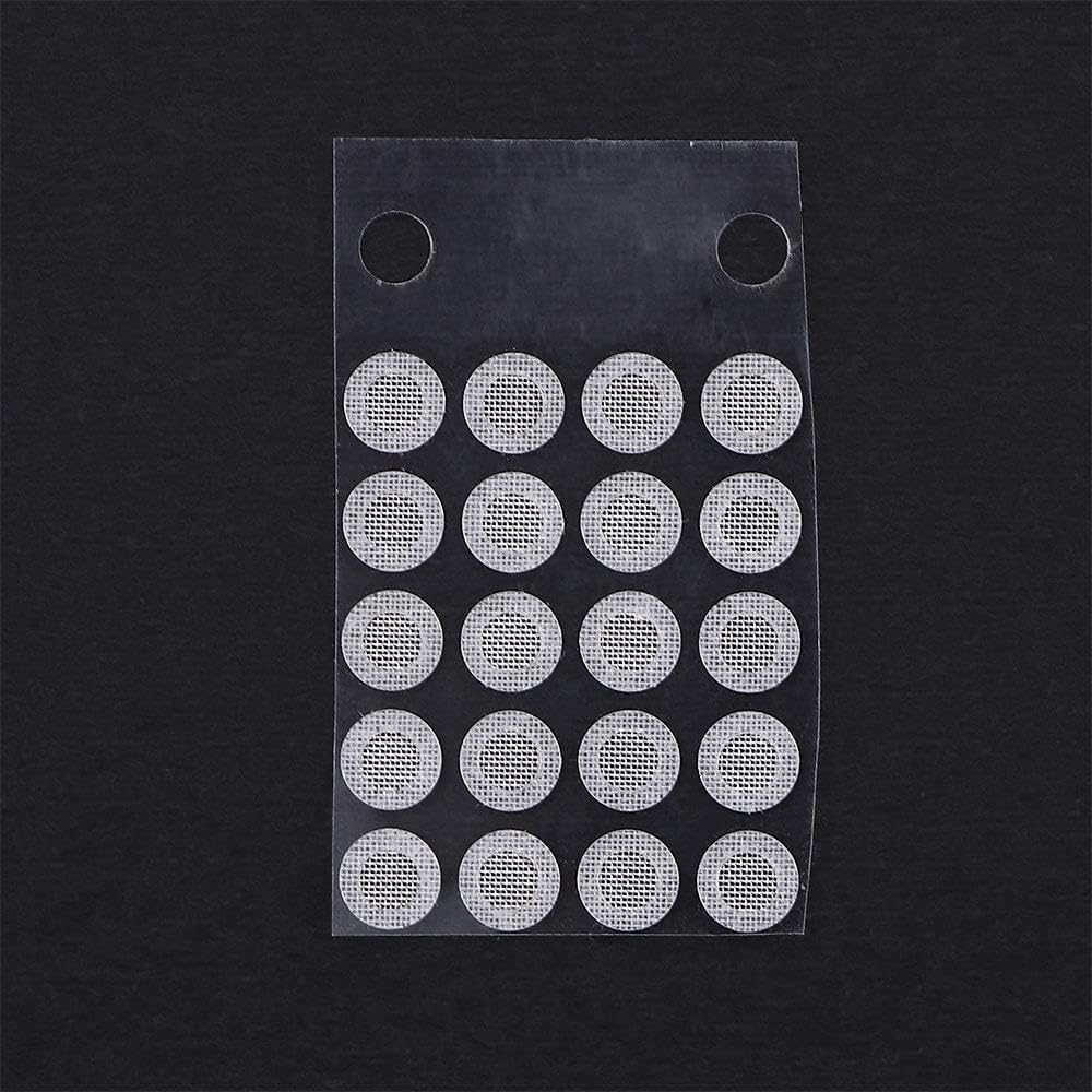 Squarezhenbo 20 Pieces Dust Network Shell Steel Mesh Sound Outlet In-Ear Dustproof Headphone Mesh Filter 4Mm Headphone Parts White image number 4