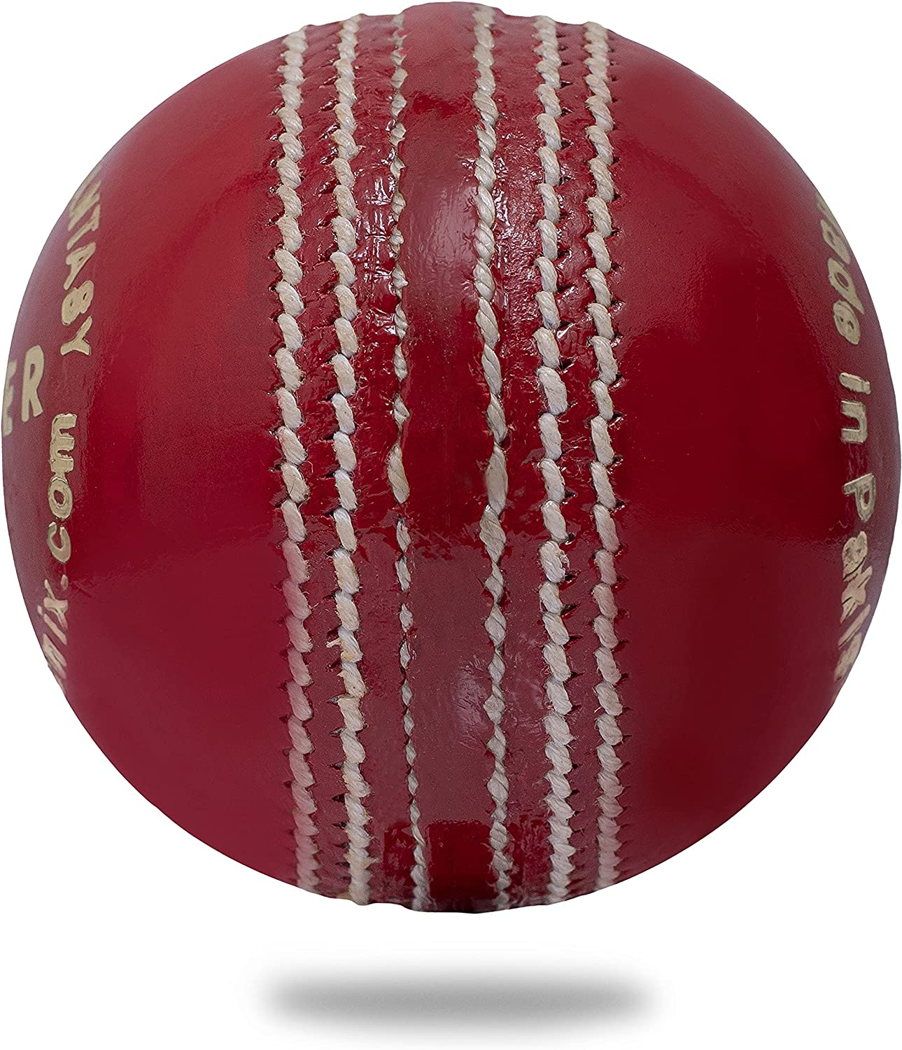 Cricnix Cricket Ball Elite Red Leather 142G (1-Pack/3-Pack/6-Pack) for Women or Juniors Match image number 1