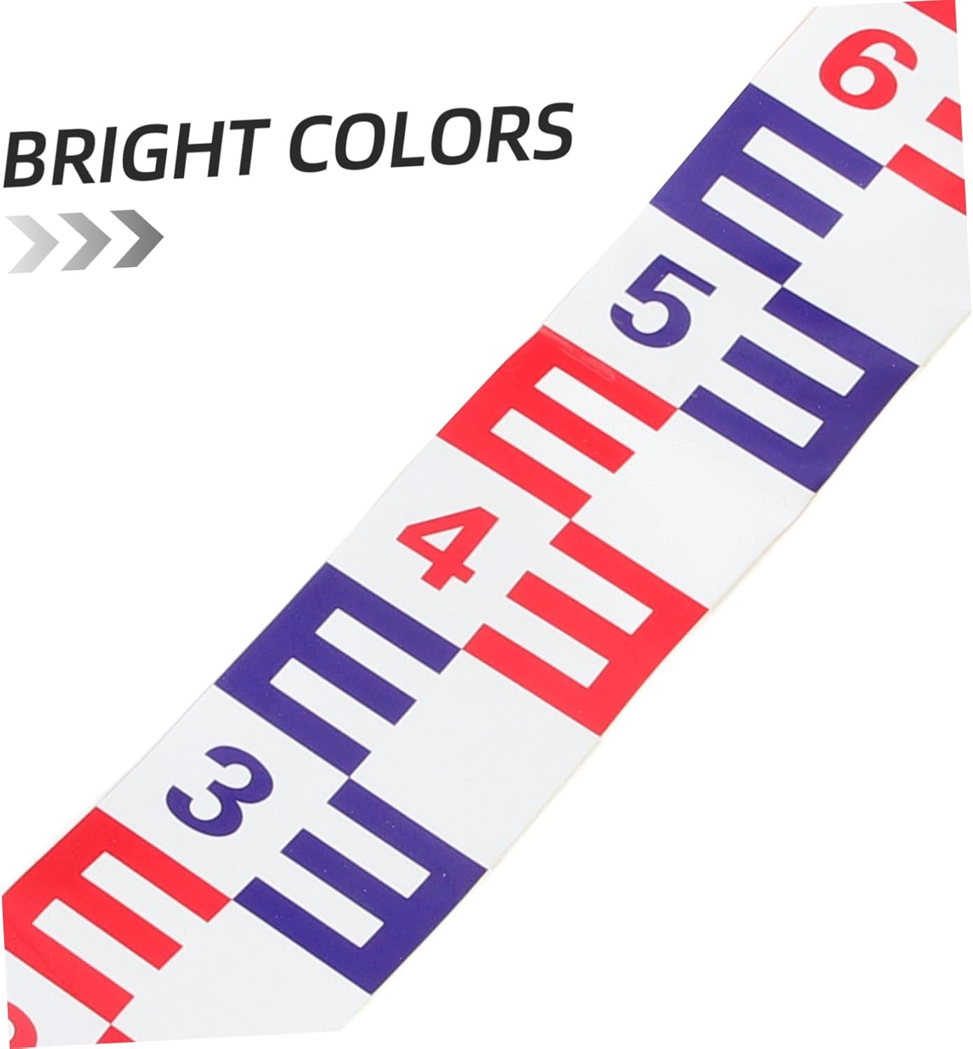 2Pcs Aluminum Water Level Gauge Sticker with Reflective Film Corrosion Resistant Self-Adhesive Water Level Scale for Outdoor Swimming Pool Red Blue image number 6