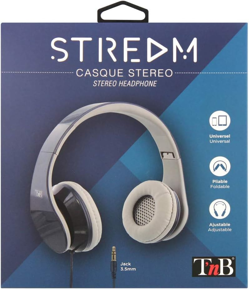 T'Nb Stream Wired Headphones Blue image number 2