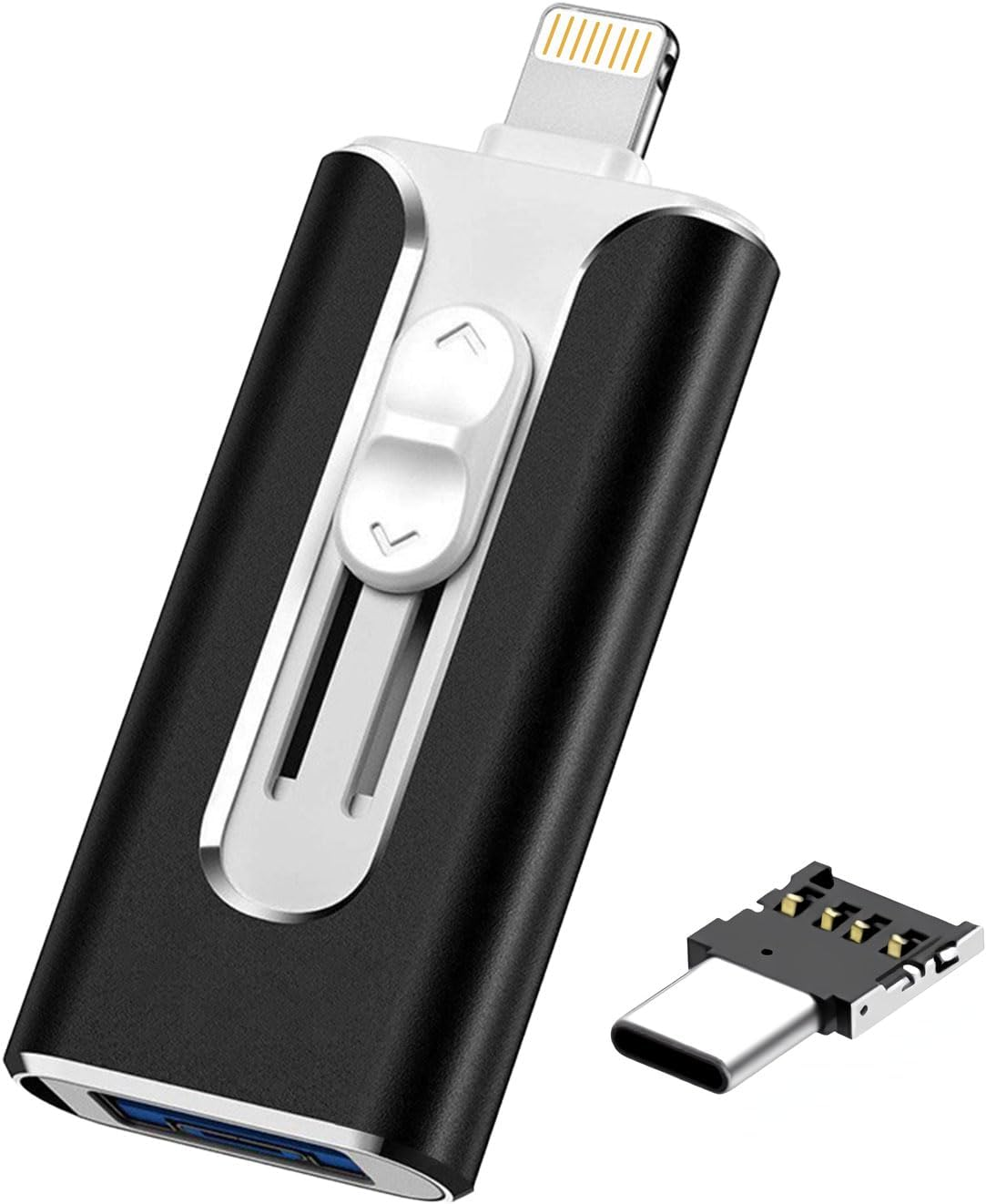 USB Drive, 4-In-1 High-Speed Transfer USB 3.0 USB Stick, 1Tb USB Flash Drive, Phone Photo Stick, Used for Photo Transfer and Data Storage, Applicable to Iphone, Ipad, Pc and More Devices image number 3