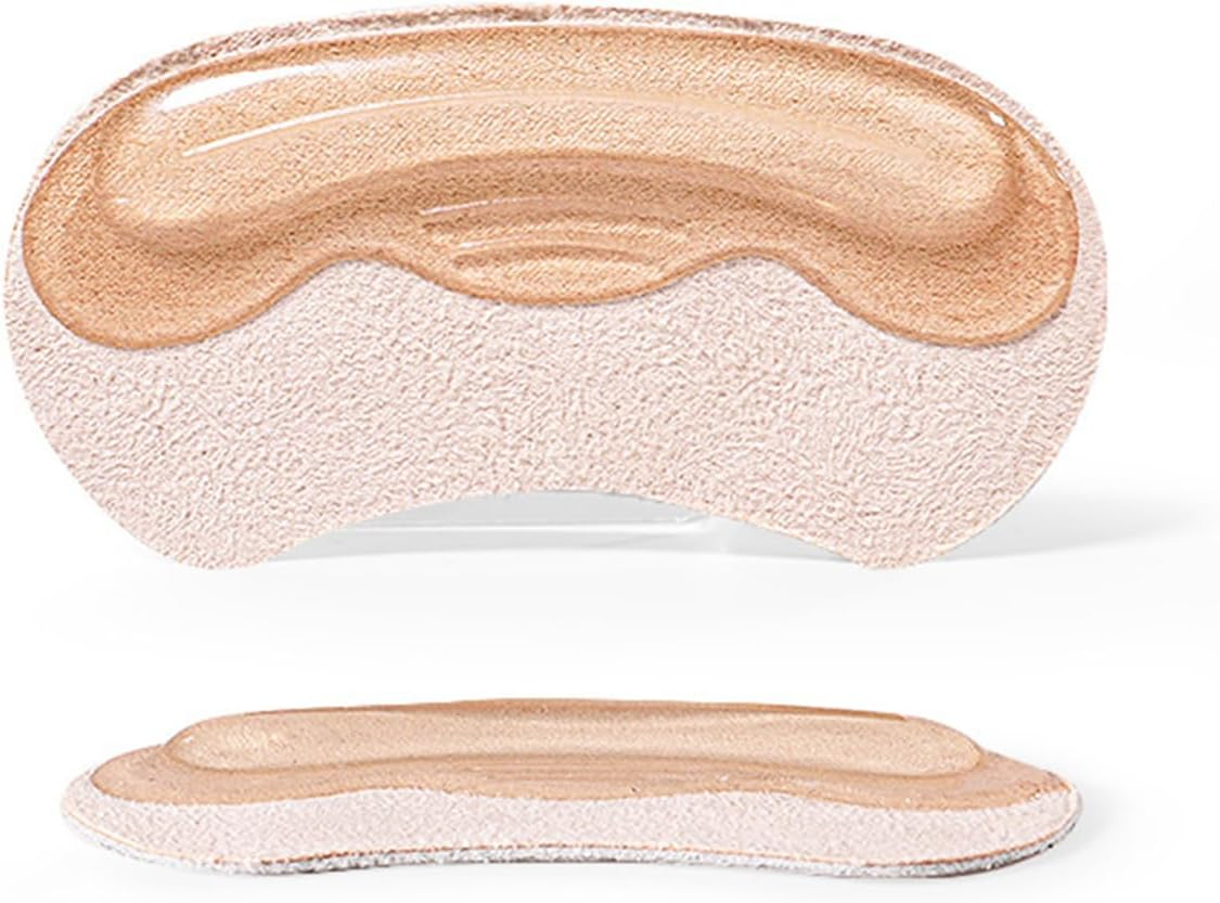 Heel Grips for Shoes Too Big anti Slip Heel Pads 2 Pairs for Women Men Prevent Blisters and Rubbing Comfort Fit （Beige） image number 5