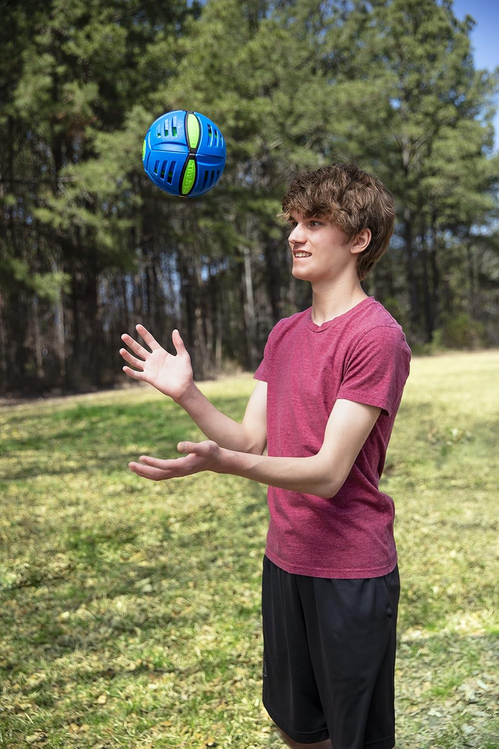 WAHU Phlat Ball Large - Red (23 Cm) | Throw a Disc, Catch a Ball | Ideal for the Garden or the Beach | Kids Outdoor Toys | Ages 6+