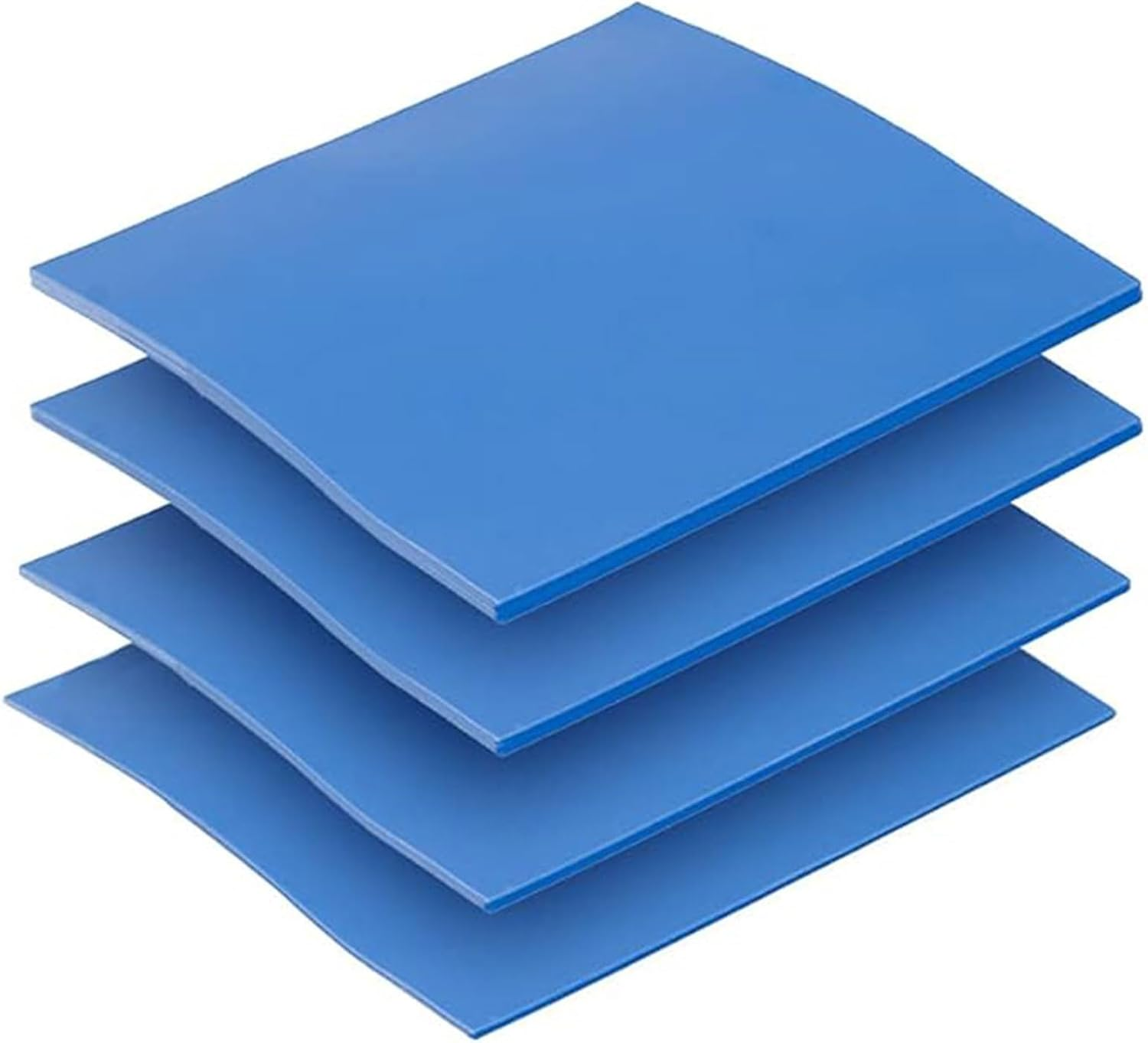 RIBHNXHI Thermal Pad 4 Pack 100X100Mm 0.5Mm 1Mm 1.5Mm 2Mm 6.0W/Mk Heat Resistant Silicone Thermal Pads for Laptop Heatsink CPU GPU SSD IC LED Cooler image number 5