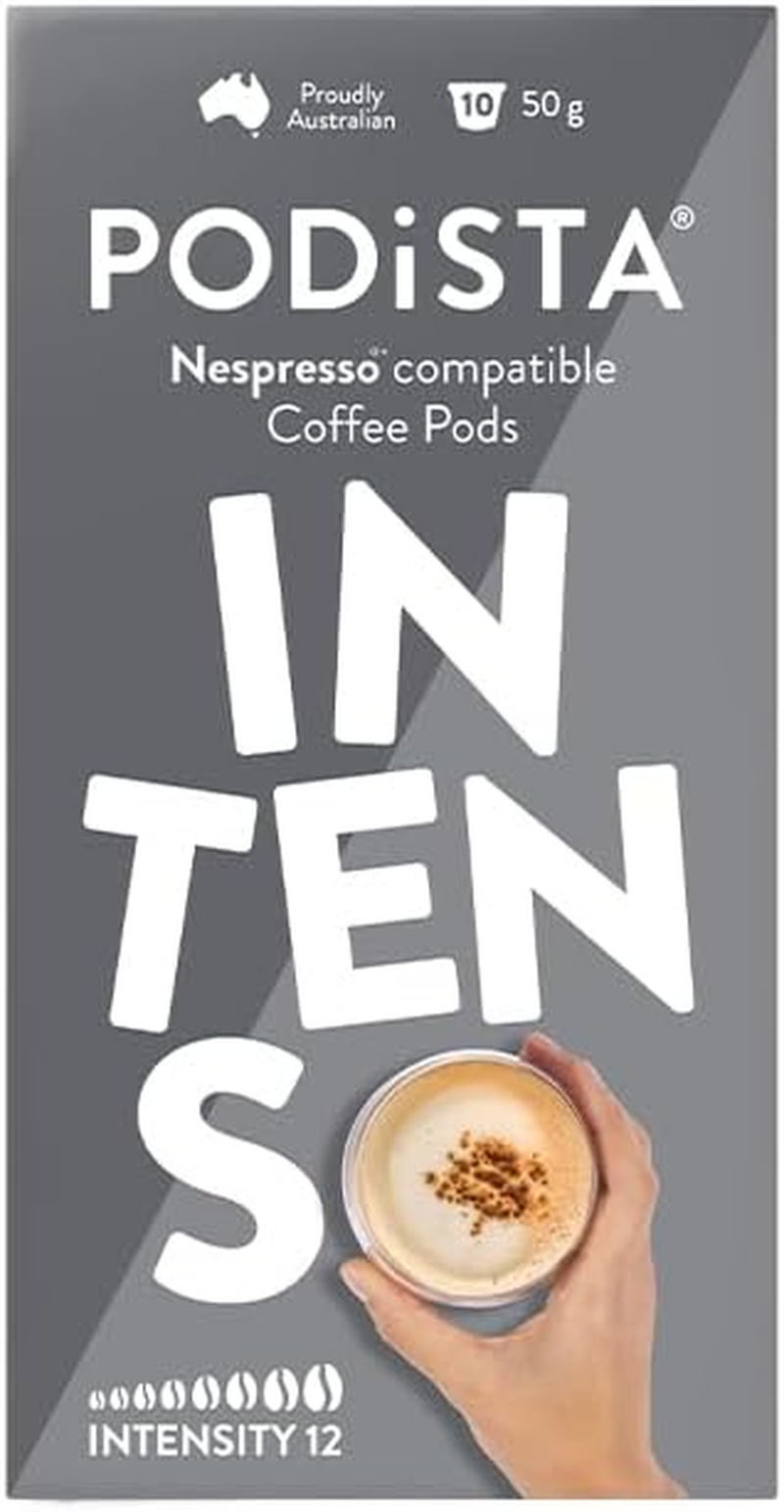 Nespresso Compatible Intenso Coffee Pod Intensity 12/10 Australian Roasted & Packed - 60 Pods (6X10 Pods Pack) image number 1