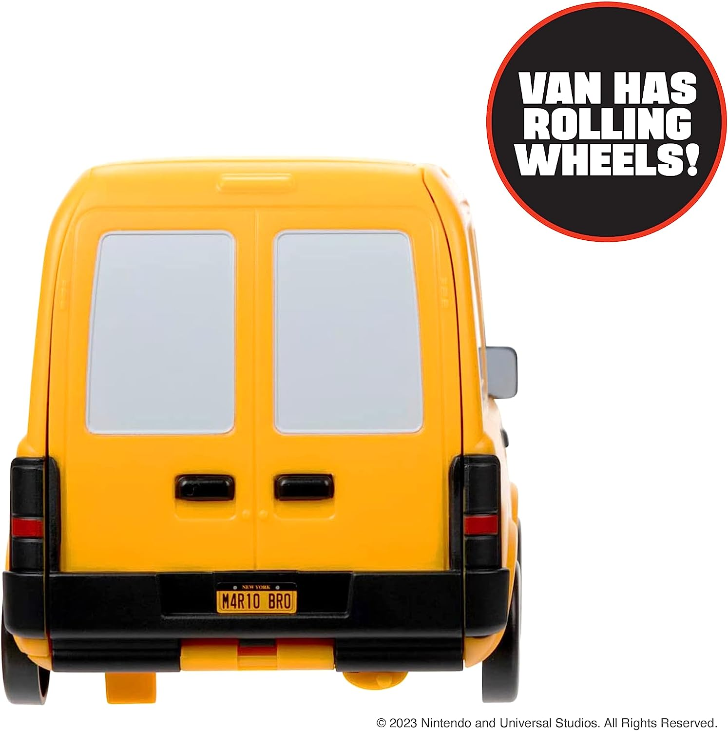 Super Mario Movie Mini World Van Playset, Yellow image number 2