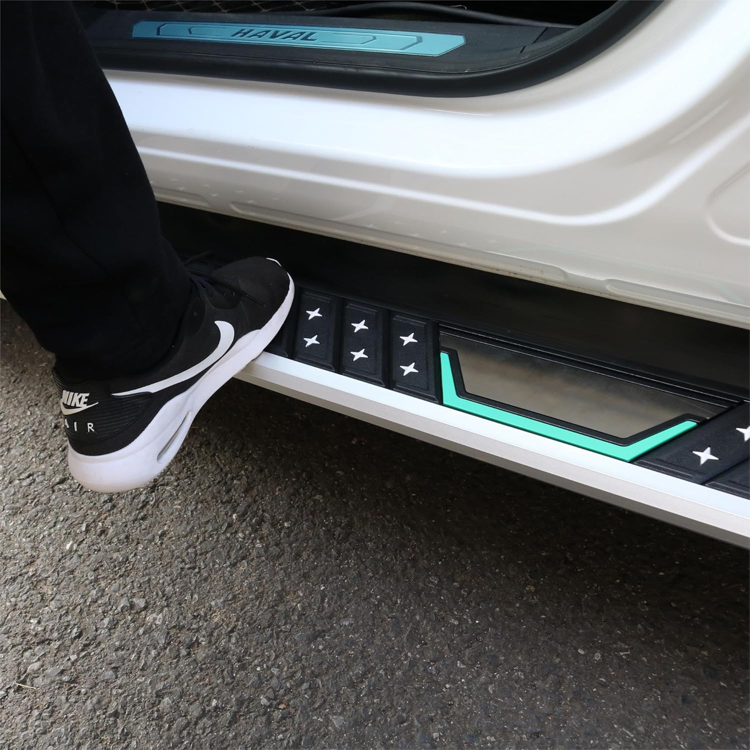 2Pcs Running Boards Fits for Ssangyong Musso 2019 2020 2021 2022 2023 2024 Side Steps Nerf Bar(With Brackets) image number 5