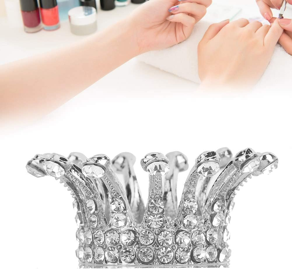 Nail Art Brush Holder, Crown Shape Brush Holder, Brush Holder Set Display Stand, Nail Art Tool Brush Holder(2)