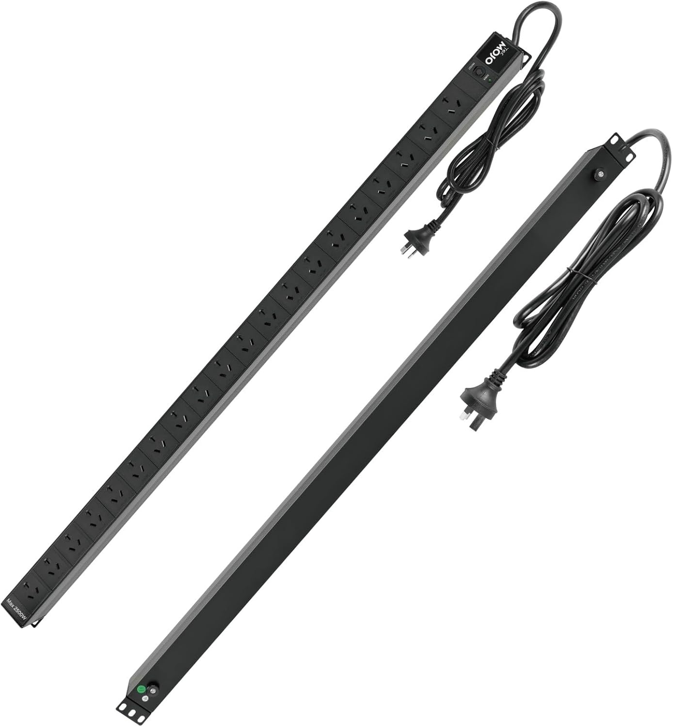 Tecmojo Vertical PDU Power Strip, 20 Outlets Rack Mount Power Distribution Unit for Server Cabinet, 10A Power Plug with 2M Power Cord, Overload Protection, 250V 50/60HZ image number 6