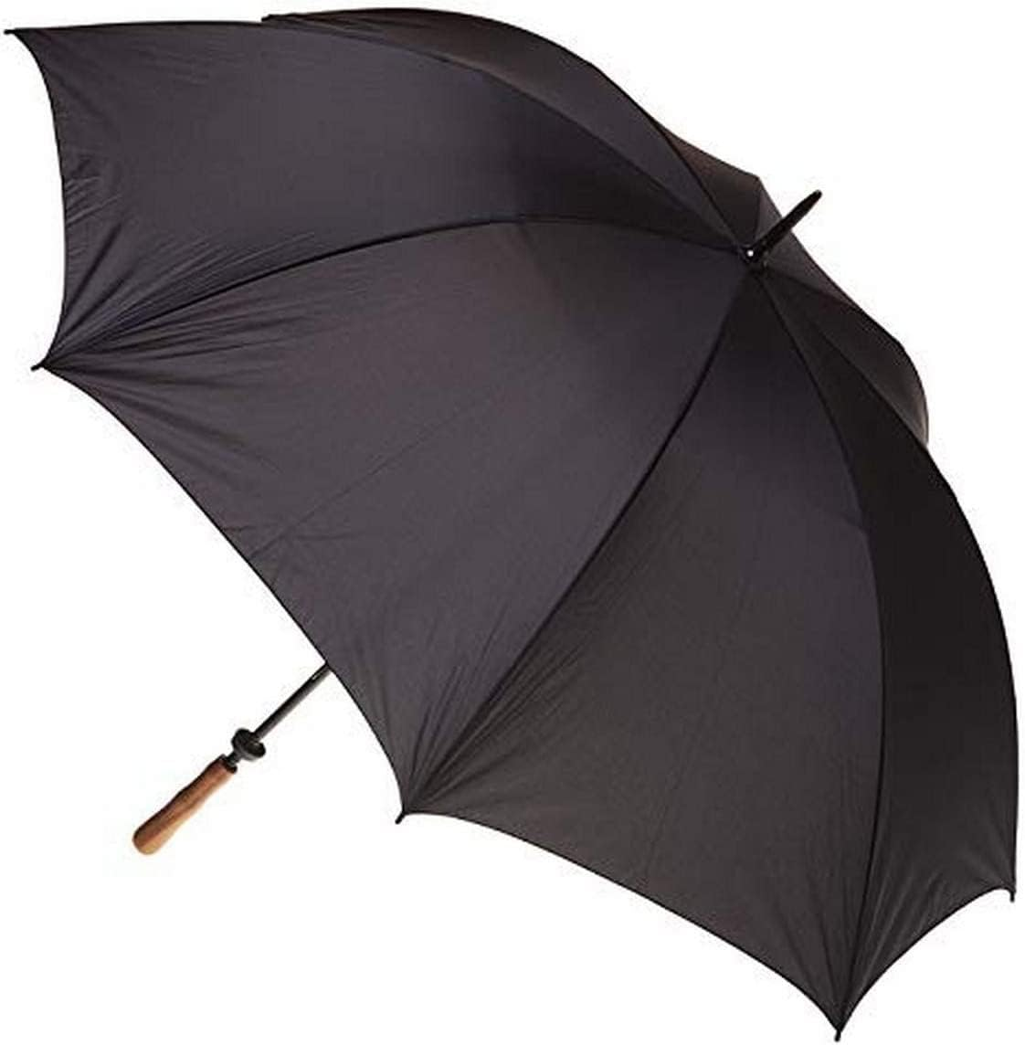 Clifton Traditional Golf with Wood Handle, Black