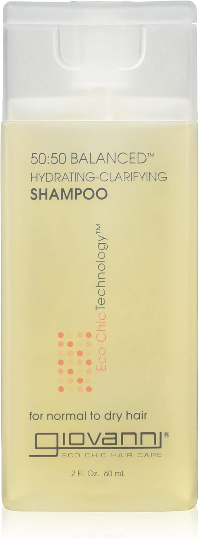 GIOVANNI 50:50 Balanced Hydrating, Clarifying MINI Shampoo for Normal to Dry Hair, 60 Milliliter image number 3