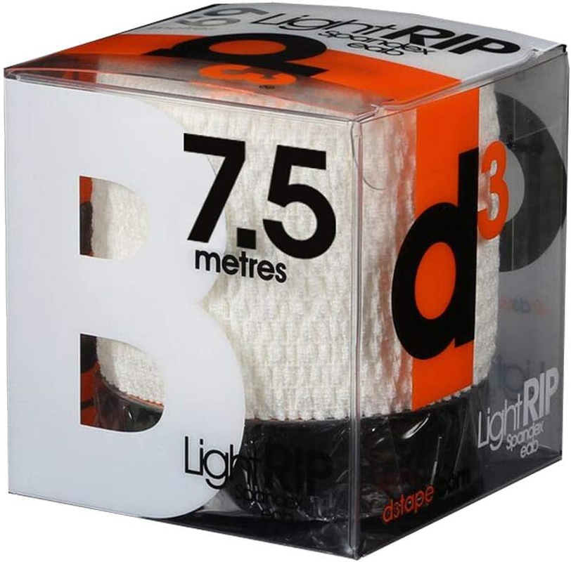 D3 Light EAB Spandex Bandage, White, 0.099 Kilograms