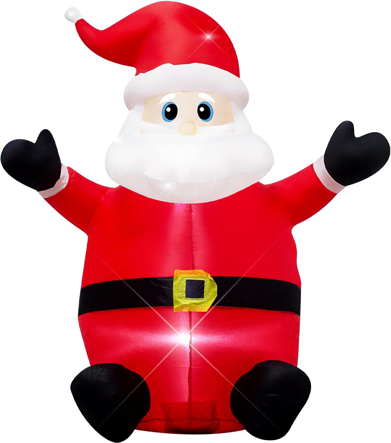 1.2M Christmas Inflatable Santa Claus Outdoor Yard Decorations，Indoor Blow up for Christmas Decorations- WM-02 image number 2