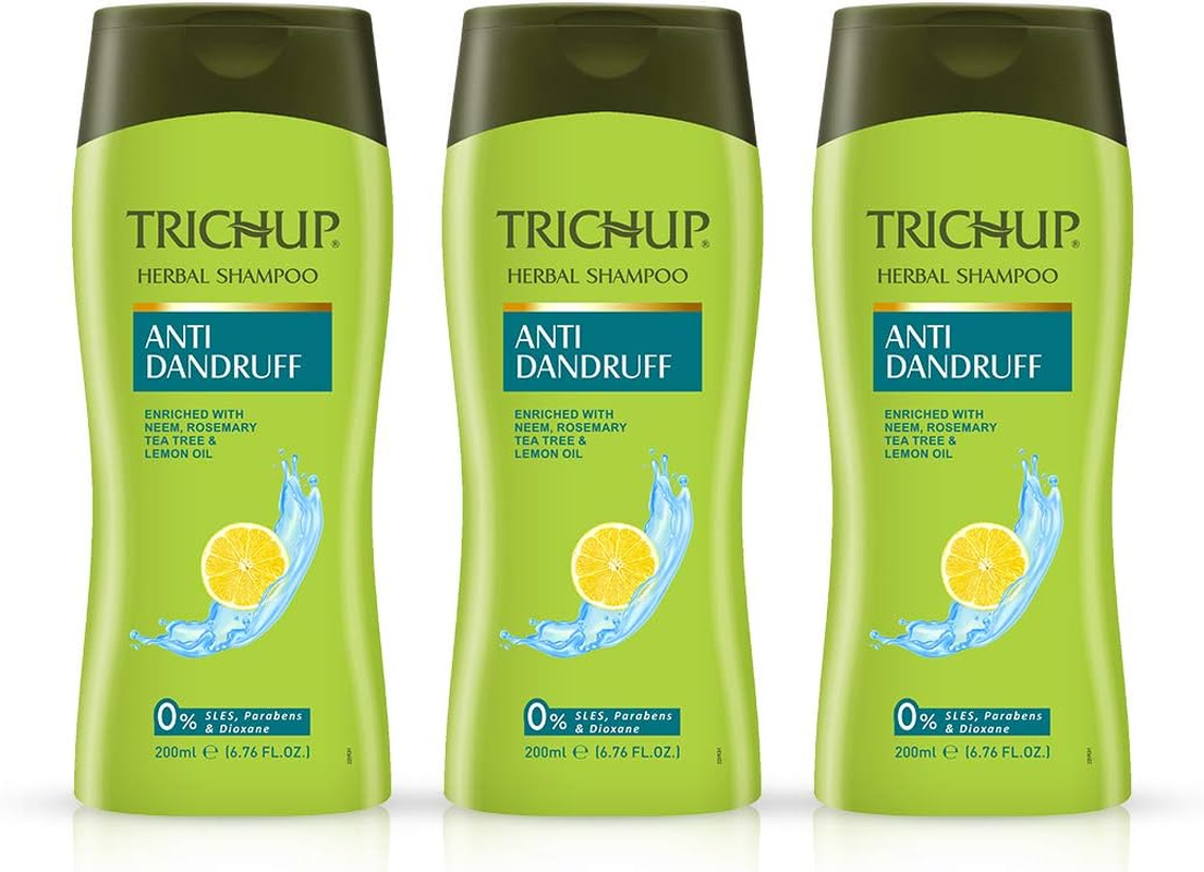 Trichup anti Dandruff Shampoo (200Ml X 3) (Pack of 3)