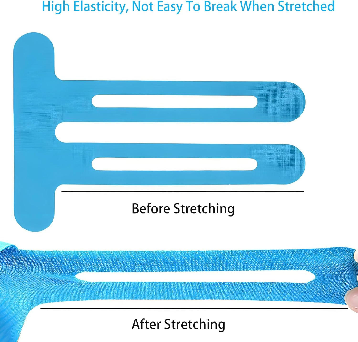 Pre-Cut Muscle Tapes - 13 Strips for Sports Tape, Breathable, Stable, Flexible, Waterproof Muscle Tapes for Arthritis, Patch Size 9.9 * 8.7 Inch image number 4