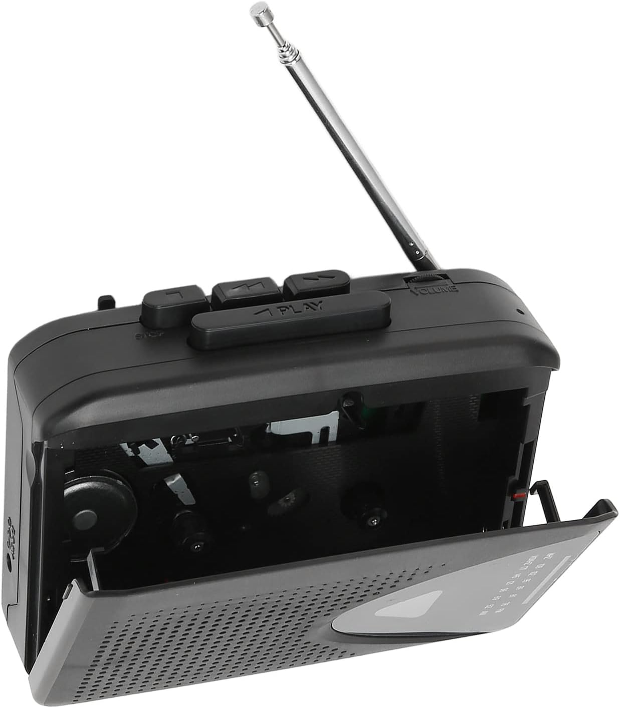 Portable Cassette Player FM AM Radio Tape Player, Portable Tape Player with Clear Speaker for Indoor Outdoor image number 1