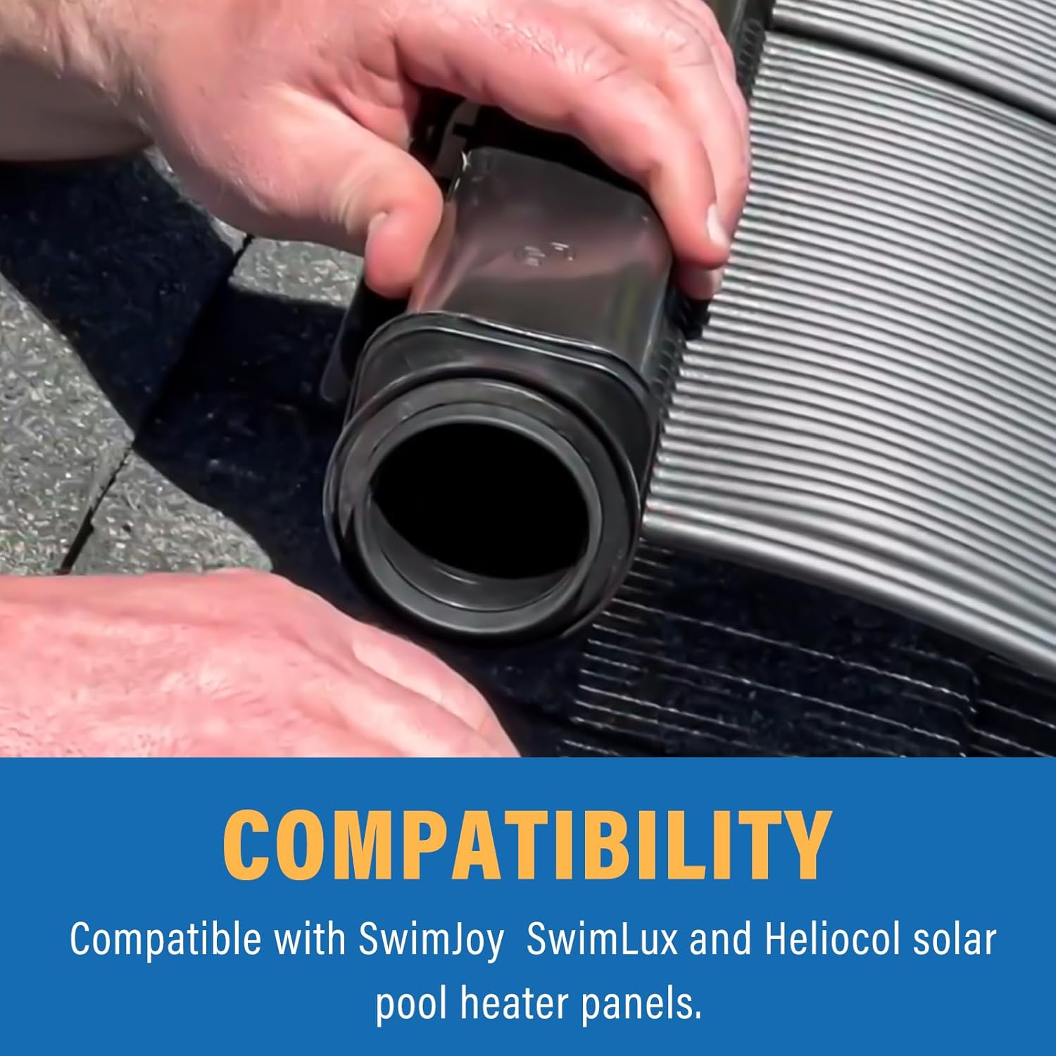 HC-113G Panel Clamp Gasket for Heliocol Sunstar Swimming Pool Solar Panels, Component of Panel Clamp Assembly HC-113-4 Pack image number 4