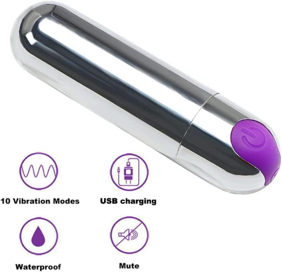 The Mini Purple Sized G Bullet Silicone Bionic Therapeutic Personal Magic Recovery Effect for Women Sensitive SPOTS to Maximize Vibrations。 image number 1