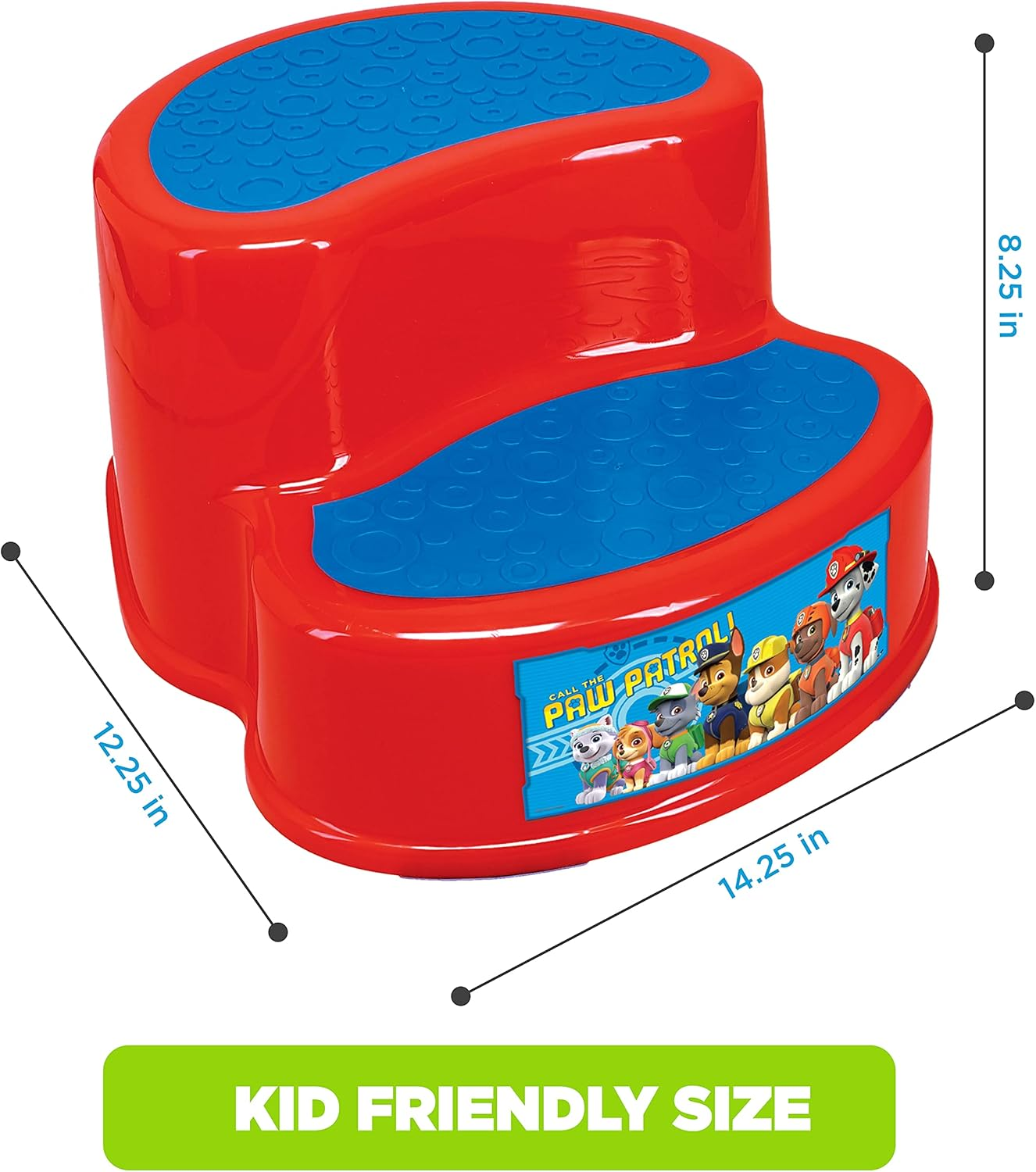 Ginsey Paw Patrol 2-Step Transition Step Stool, Red/Blue image number 6