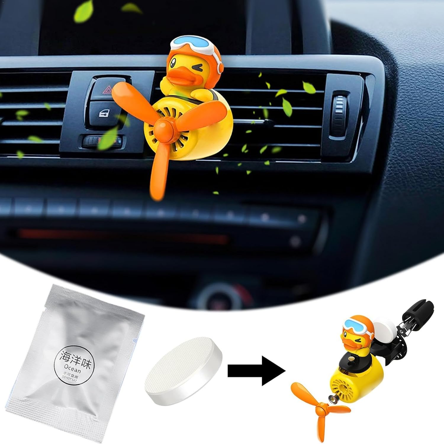 Air Freshener Tablets for - Car Air Freshener Car Fragrance Refill,8X Automotive Air Fresheners, Fragrance Tablets Aromatherapy Tablets, Car Interior Accessories image number 2