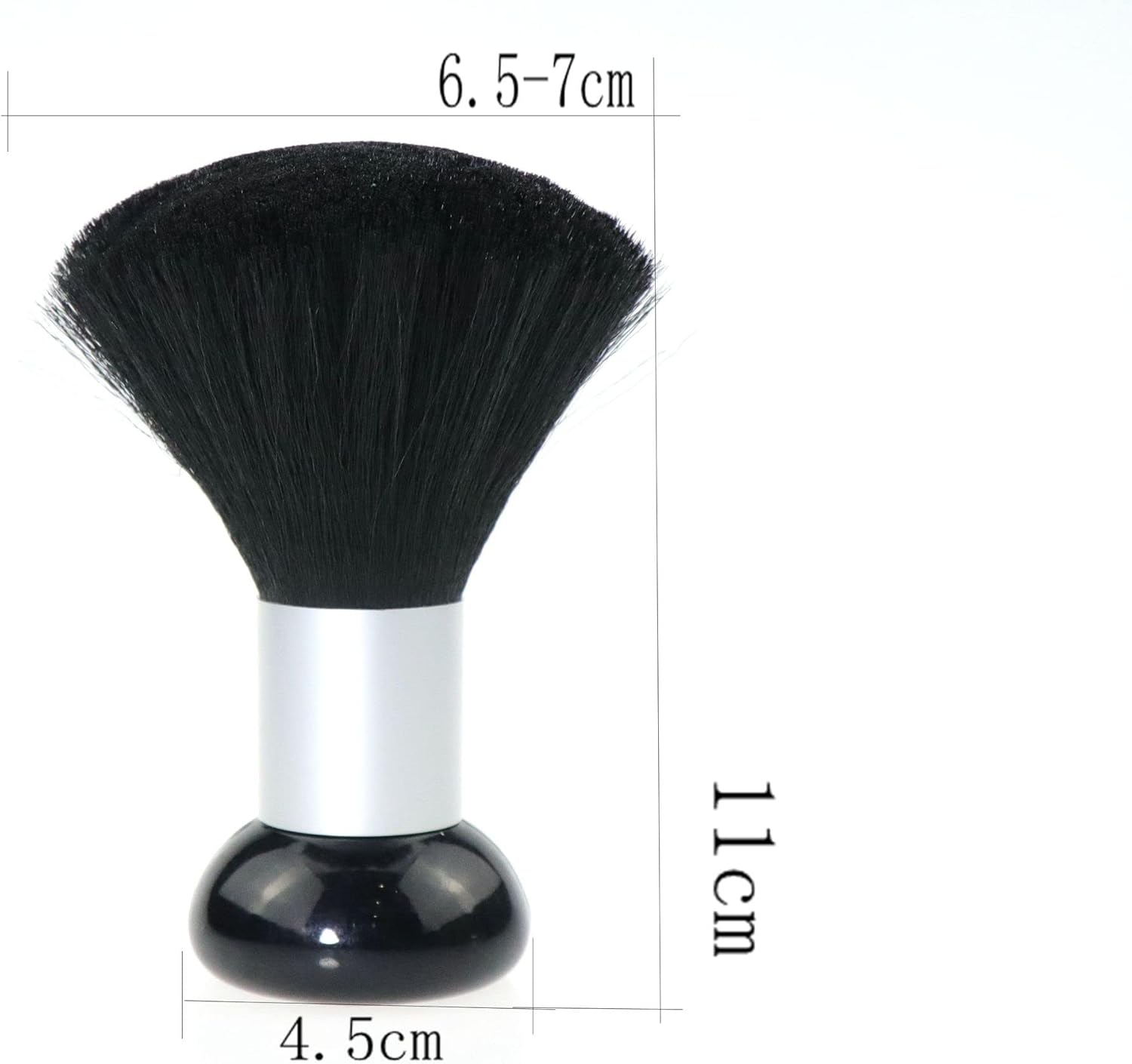 Fokmuaex Professional Salon Dust Brush for Hairdressers - Soft Nylon Bristle Brush for Neck Hair Removal, Nail & Beard Cleaning - Home Use Grooming Tool（1Pcs） image number 5