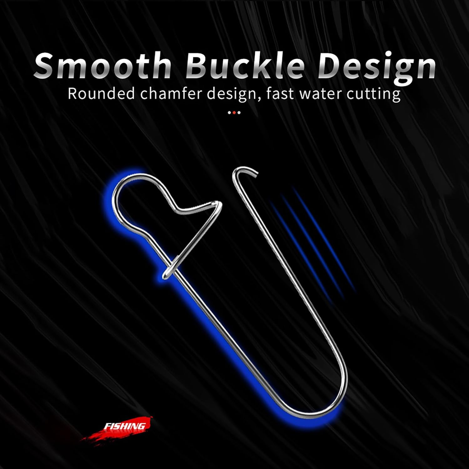 EWEIS 300 Pcs Fishing Rolling Ball Bearing Barrel Swivel with Safety Snap Connector, 6 Sizes Stainless Steel Swivel Fishing for Saltwater Freshwater Fishing(2/0,1#,3#,5#,7#,10#) image number 5