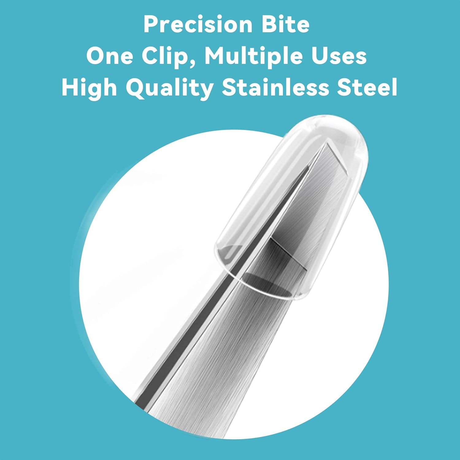 SANTUO Tweezers - Wide Handle & Tip Oblique, Stainless Steel, Unisex Professional Tweezers, Eyebrow Plucking & Eyelash Tweezers for Eyebrow Pluckers, Eyebrow Trimming, Eyelash Assistance (Silver) image number 2