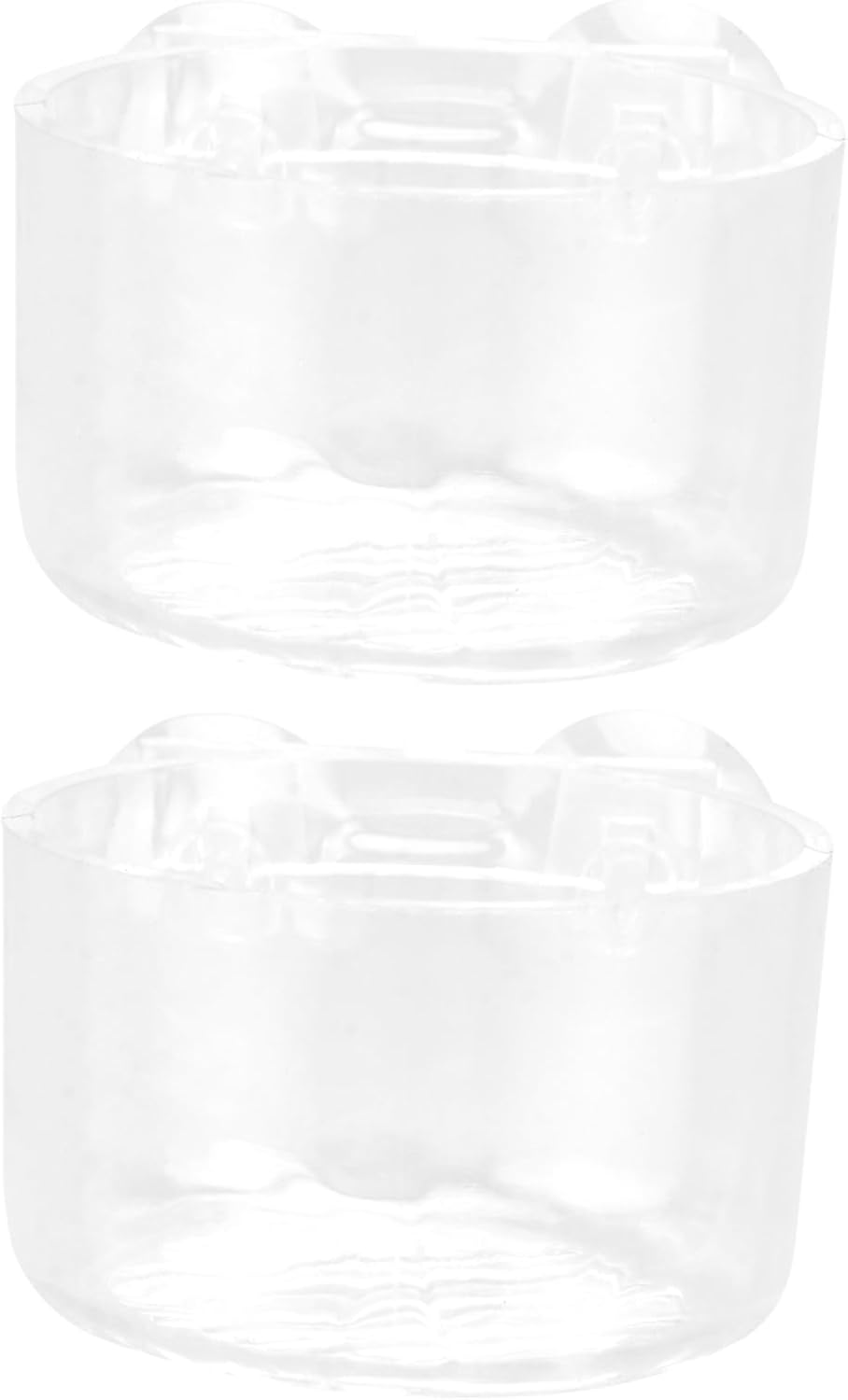 VILLFUL 2Pcs Acrylic Aquarium Feeding Cup Floating Fish Feeder Red Worms Food Holder Fish Tank Aquatic Supplies Automatic PET Feeder Equipment image number 3