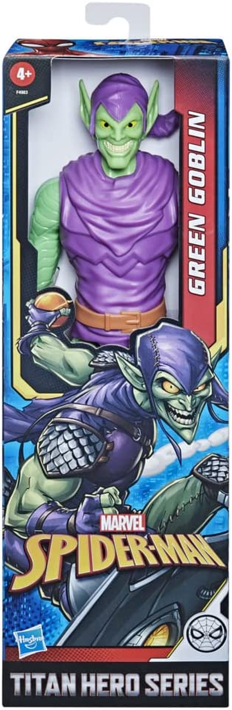Spider-Man Marvel Titan Hero Series Green Goblin Toy 12-Inch-Scale Collectible Action Figure, Toys for Kids Ages 4 and Up image number 3