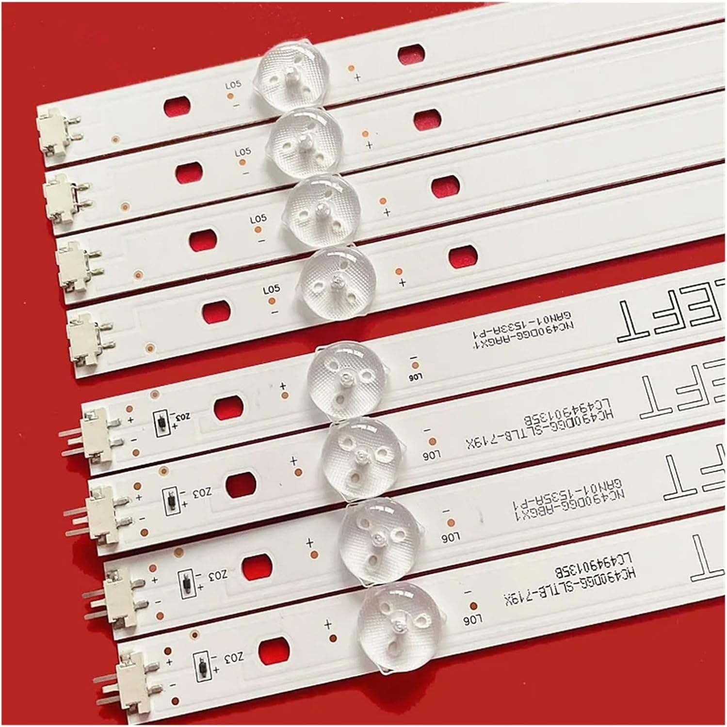 LED Backlight for 49UK6200PSA 49LK5700PSC 49LJ5500 49UJ6300 49LJ5550 NC490DUE-AAFX1-41CA GAN01-1294A-P1 1295A 1317A 1318A image number 1