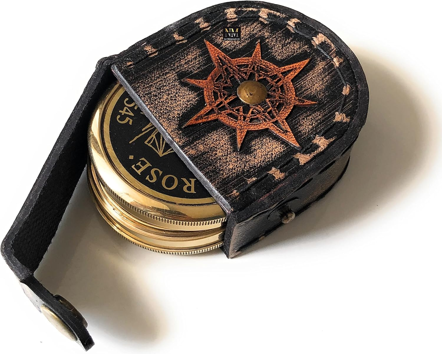 Engraved Compass, Customized Brass Compass for Anniversary, Birthday, Graduation Day, Confirmation Gift, Valentine Gift, Parting Gift, Sailor Gift image number 4