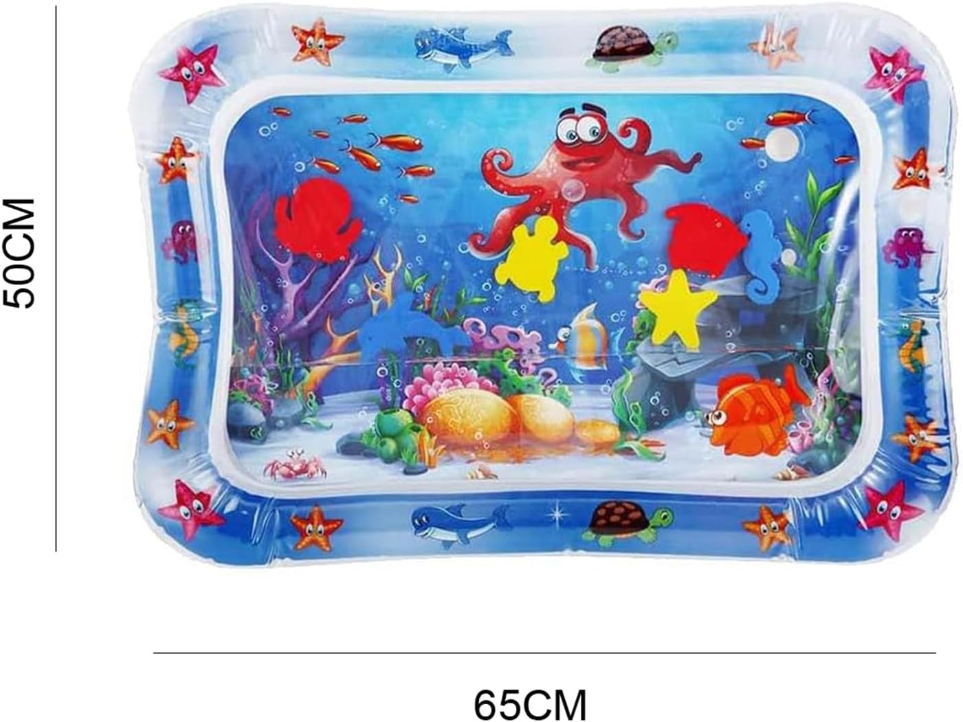 CHENRI Sensor Water Playmat, Sensory Water Play Mat for Cats, Water Mat Sensory Toy, Summer Water Play Mat, Interactive Cat Toy, Water Mat for Cats, Dogs (E) - C image number 2