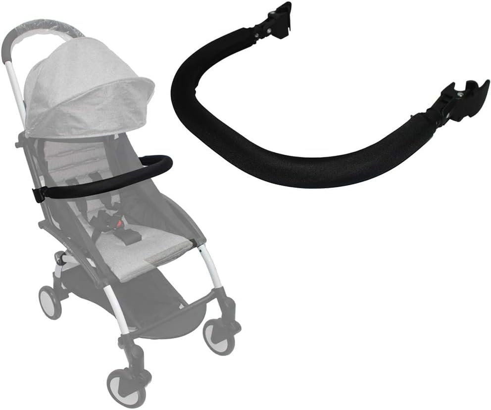 Stroller Bumper Bar &ndash; Oxford Cloth Armrest, Safety Crossbar Handlebar for Baby Strollers, Protective Handrail Replacement for Pushchairs & Trolleys image number 1