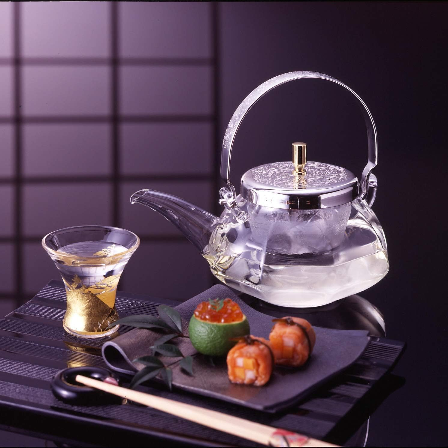 Hario Sake Cooler Hkkaku Chirori Large Clear image number 2