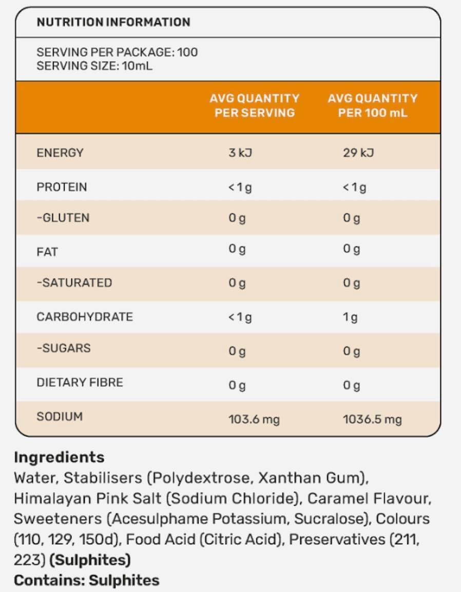 Zerup Zero Sugar Salted Caramel Flavoured Syrup 1L Bottles, Sugar Free Syrup, Salted Caramel Flavour Drink Mix, Low Calorie Flavourings for Milk Shakes, Cocktails, Teas, Gluten Free, Keto Friendly, Halal image number 1