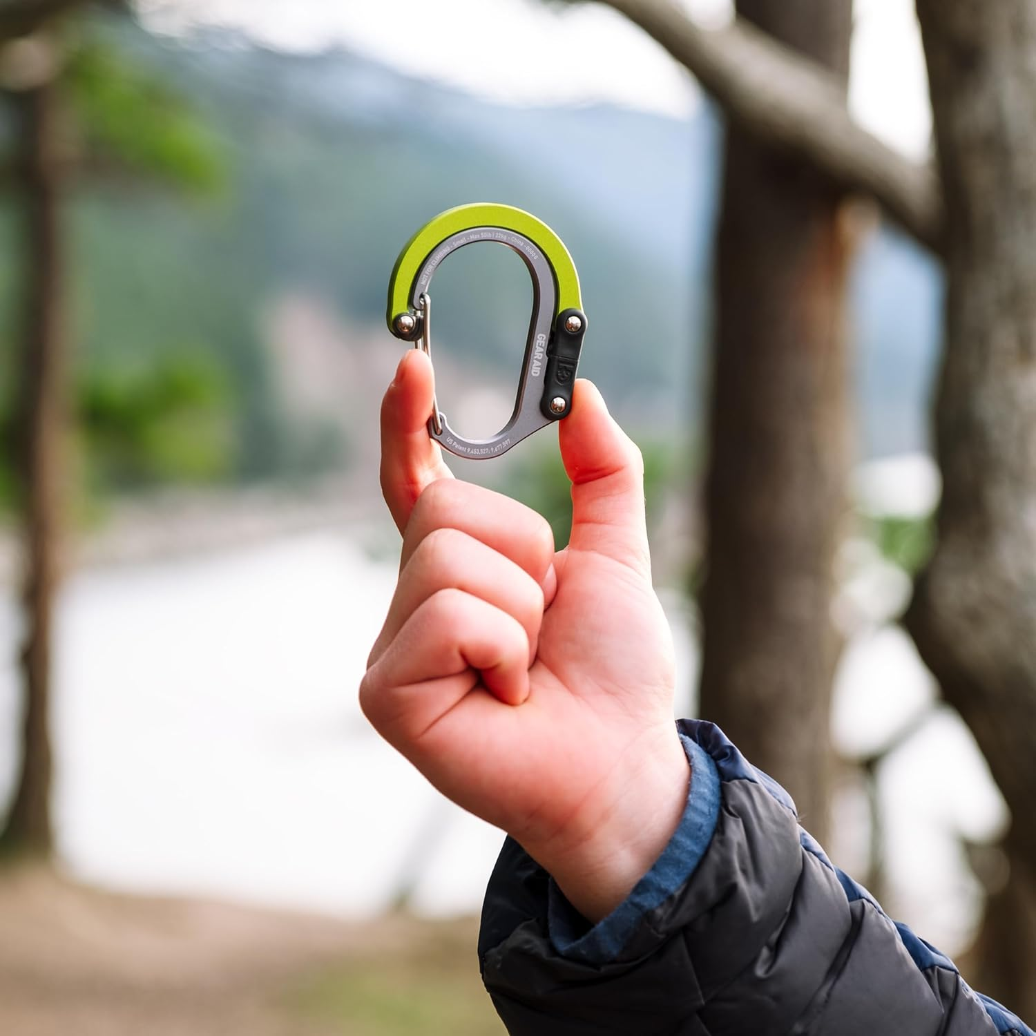 GEAR AID HEROCLIP Carabiner Clip and Hook (Small) for Purse, Stroller, and Backpack, Stealth Black, 2 Pack image number 2